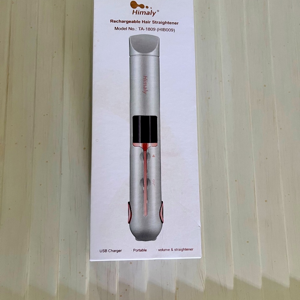 HIMALY Rechargeable Hair Straightener TA-1809 (HIB09). new in box
